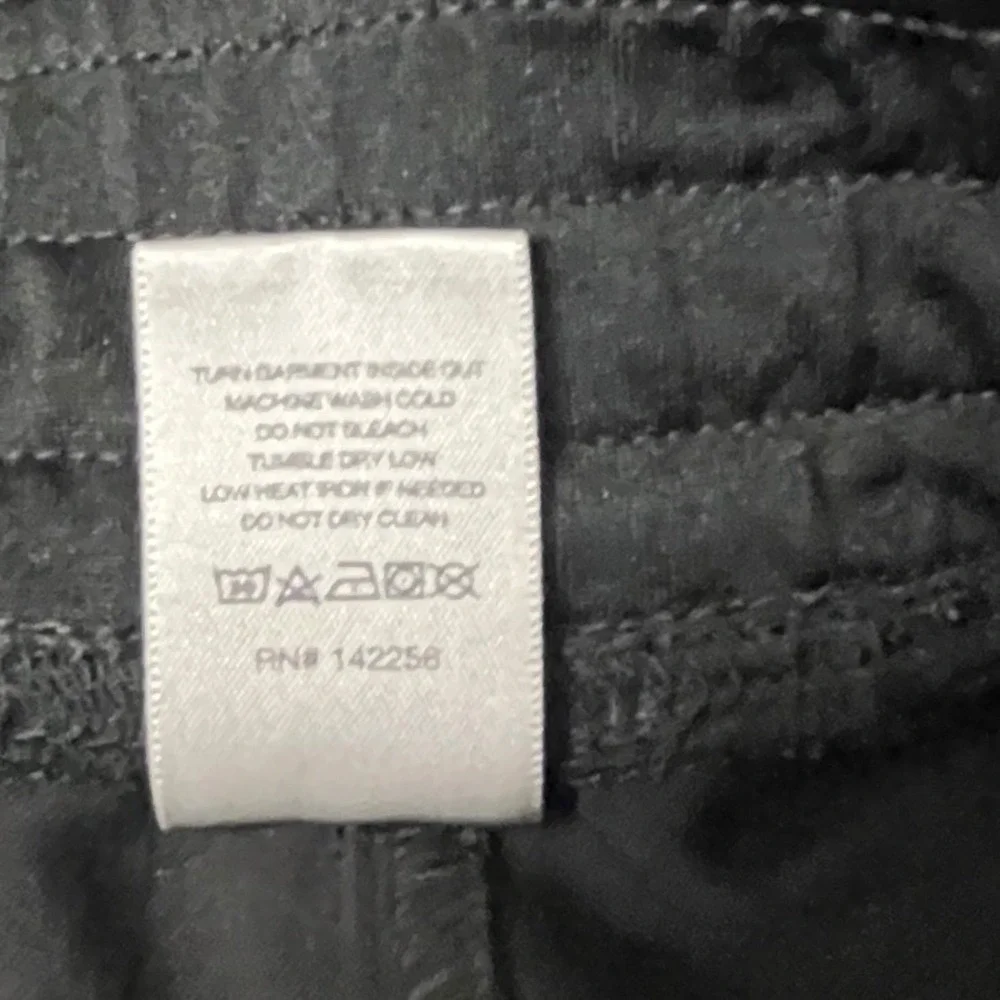 FIGS Technical Collection Black Scrub Pants XL Drawstring Straight Leg Medical